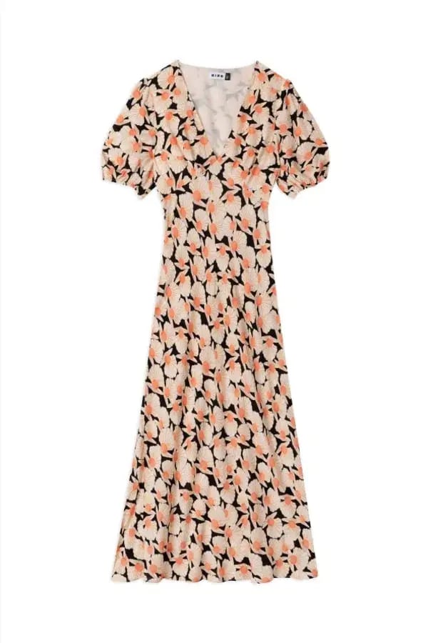 Rixo Poppy Pearl Shell Mono Coral Size S/UK10 photo 3