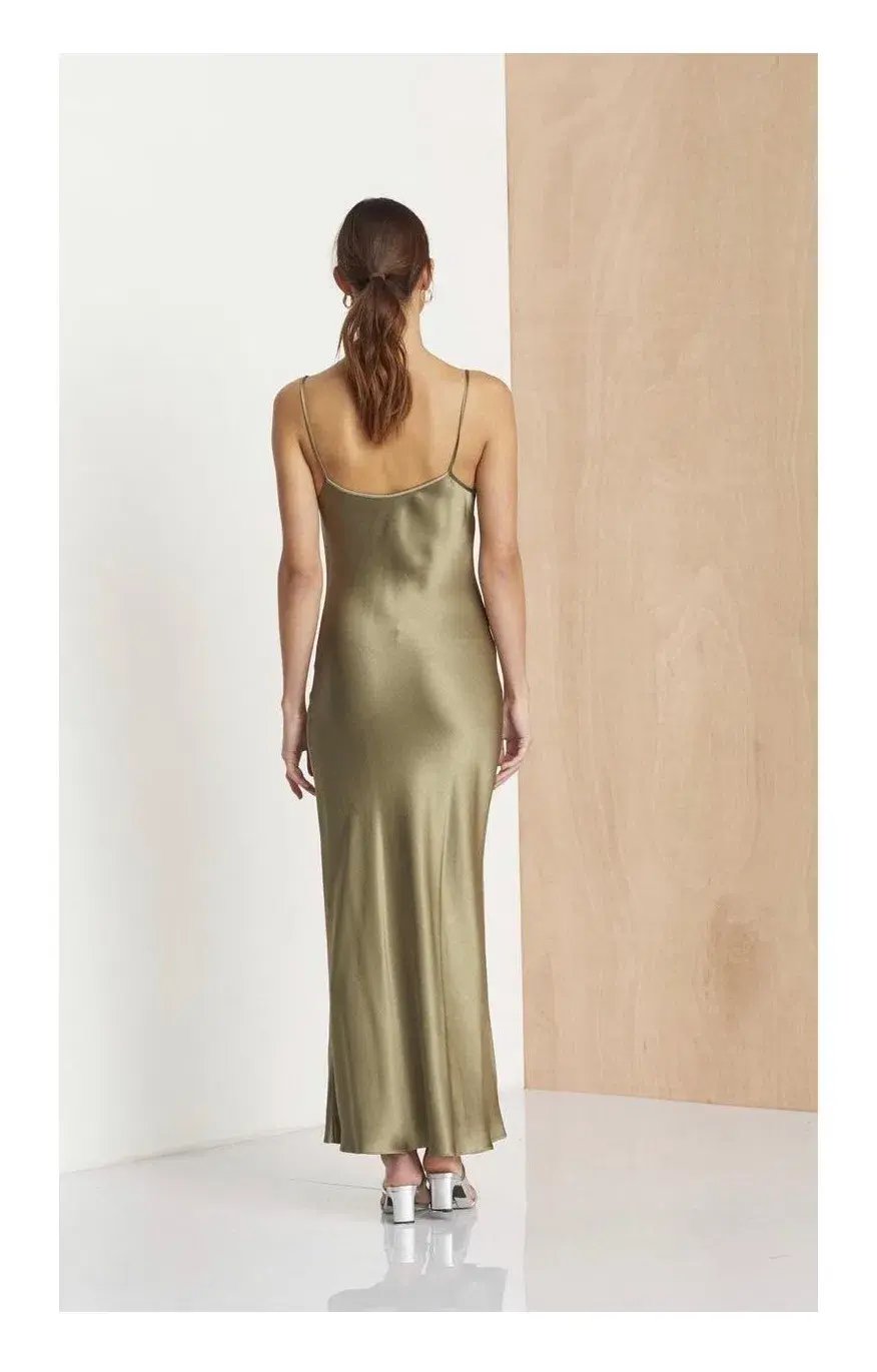 Bec & Bridge Midnight Dance Dress Sage Size 6 photo 3
