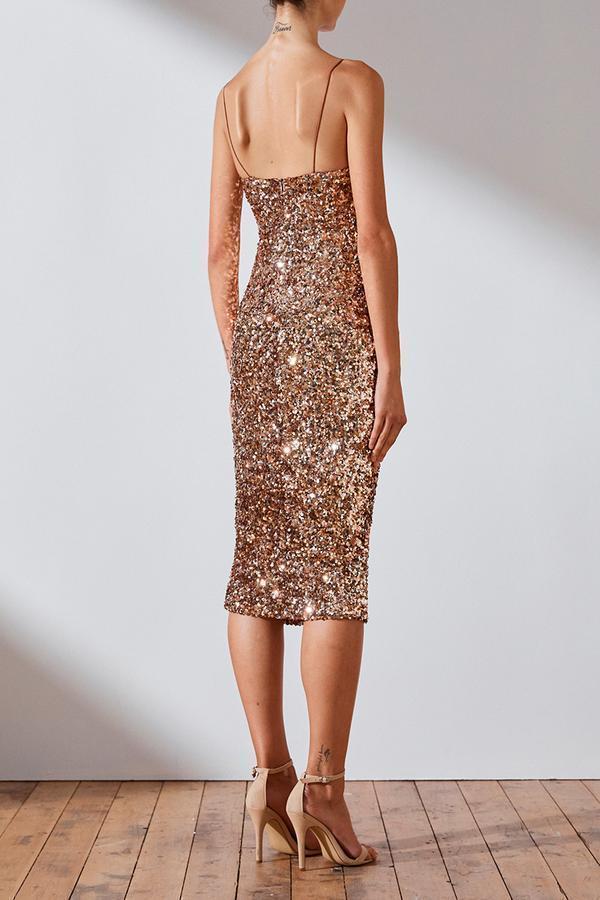 SHONA JOY FAYE COCKTAIL MIDI DRESS sz 10 photo 4