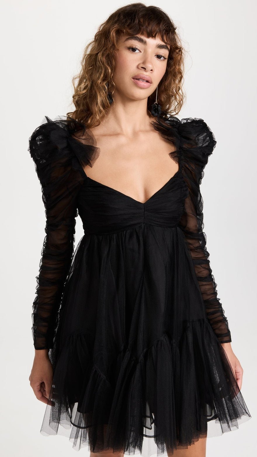 Zimmermann Tulle Ruched Mini Dress photo 4
