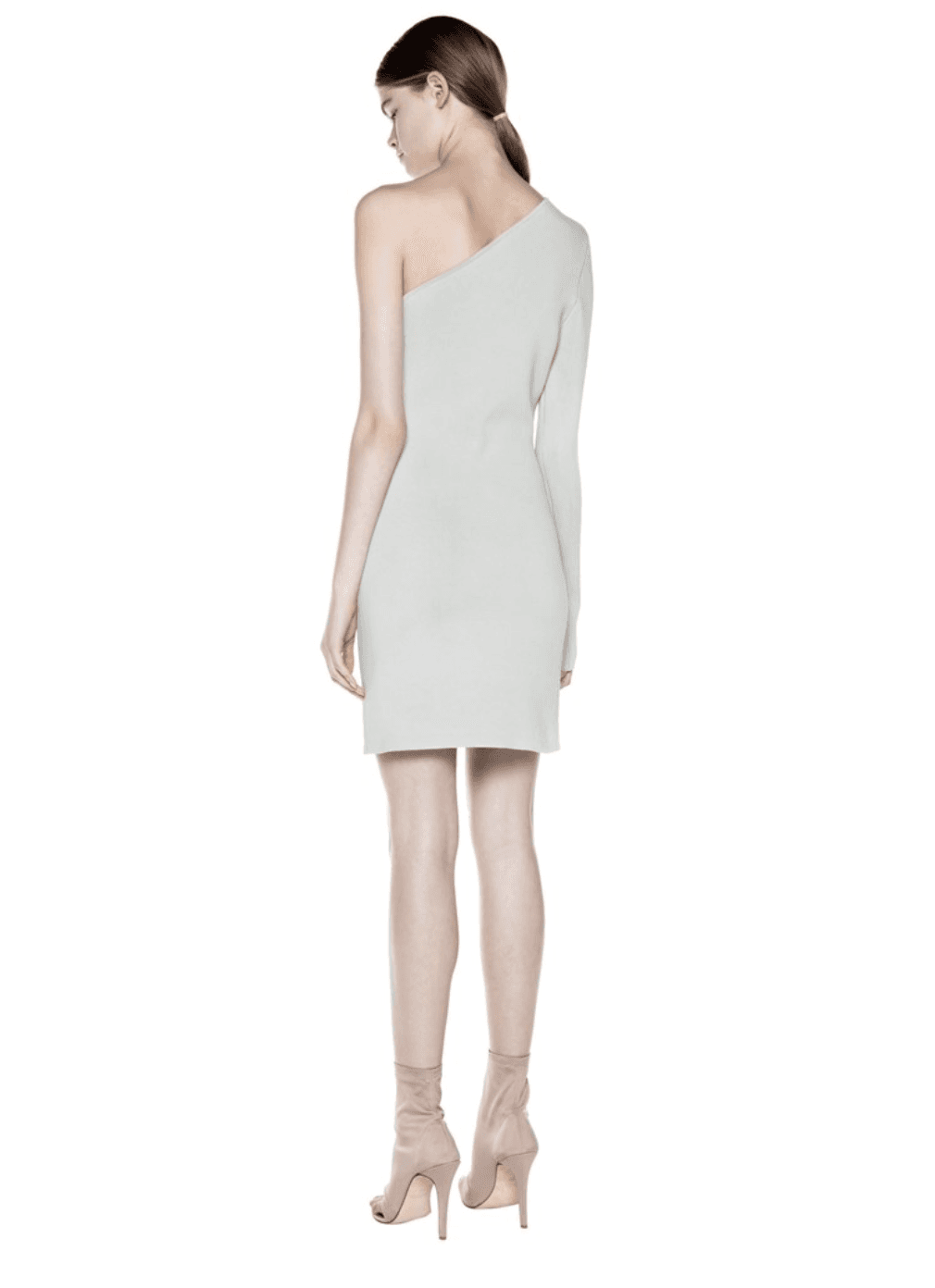 Dion Lee Alexis Sleeve Knit Dress Grey Size 6 photo 2