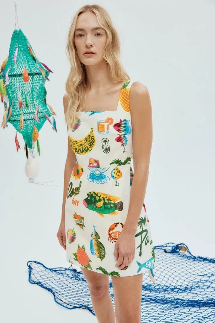 Alemais Samaki Mini Dress Print Size 10 photo 2