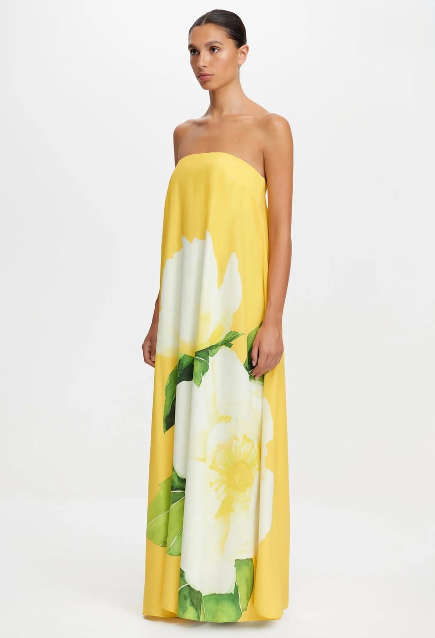 Acler Newmanny Maxi Dress, Yellow photo 3