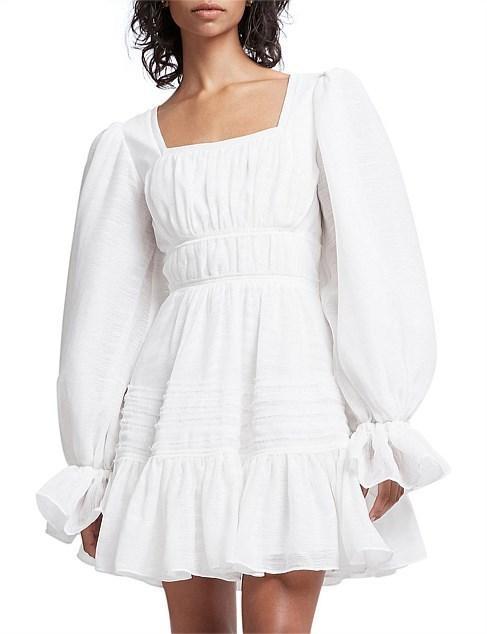Aje Impression Dress White Size 6 photo 2