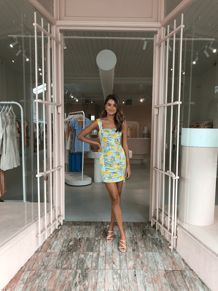 Bec & Bridge Palm Paradise Mini Dress photo 3