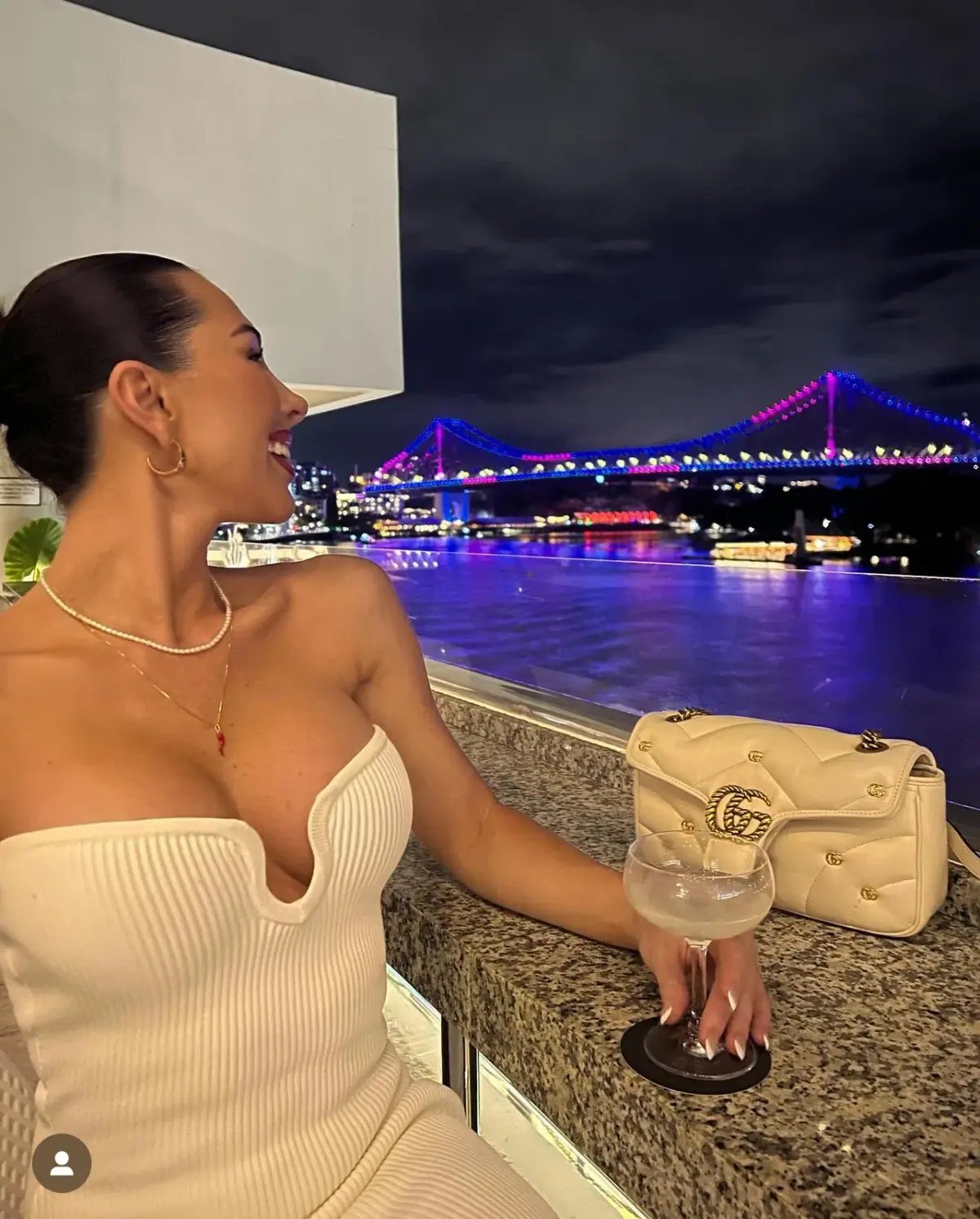 House Of CB Oriana Ribbed Knit Strapless Midi Dress White Size S / AU 8 photo 4
