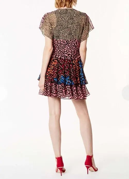 Karen Millen Leopard Tiered Dress photo 3