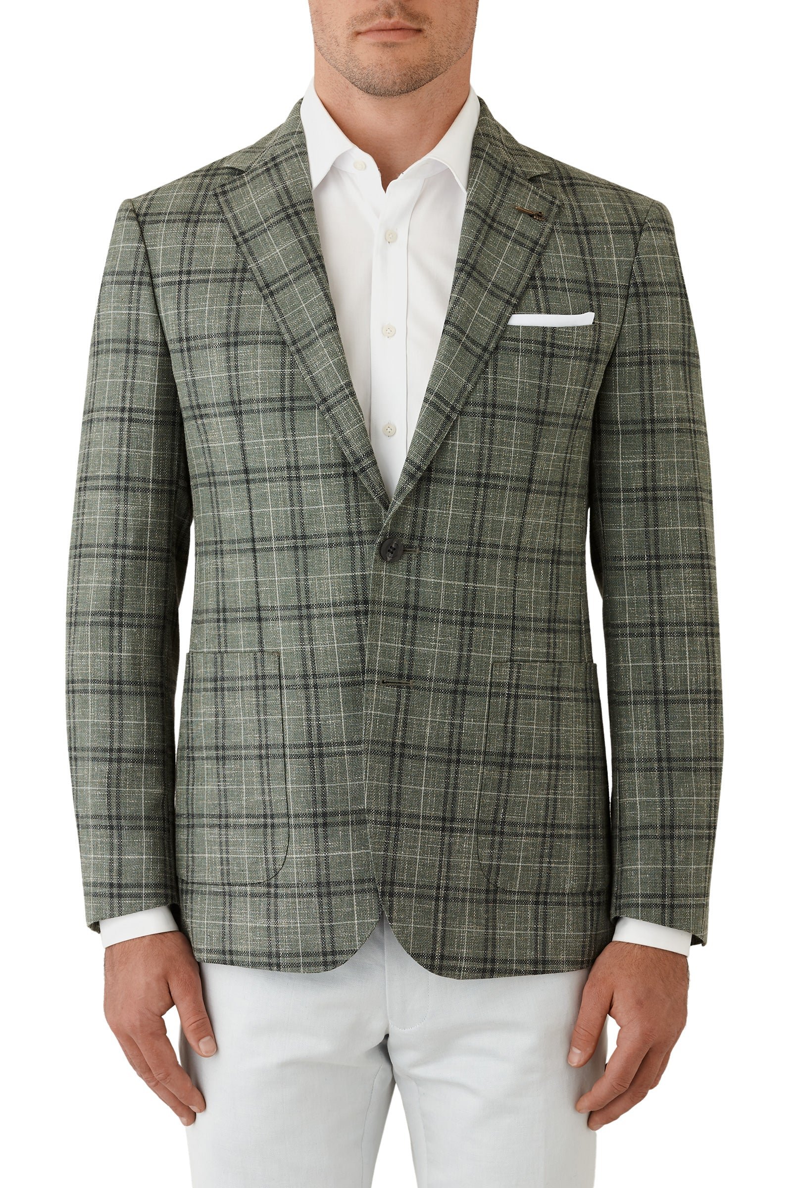 Joe Black Green Frazer Check Jacket photo 3