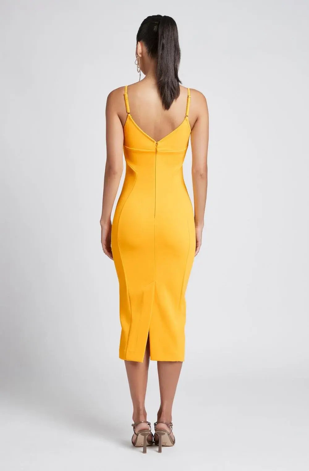 Sheike Monique Dress Yellow Size 16 photo 2