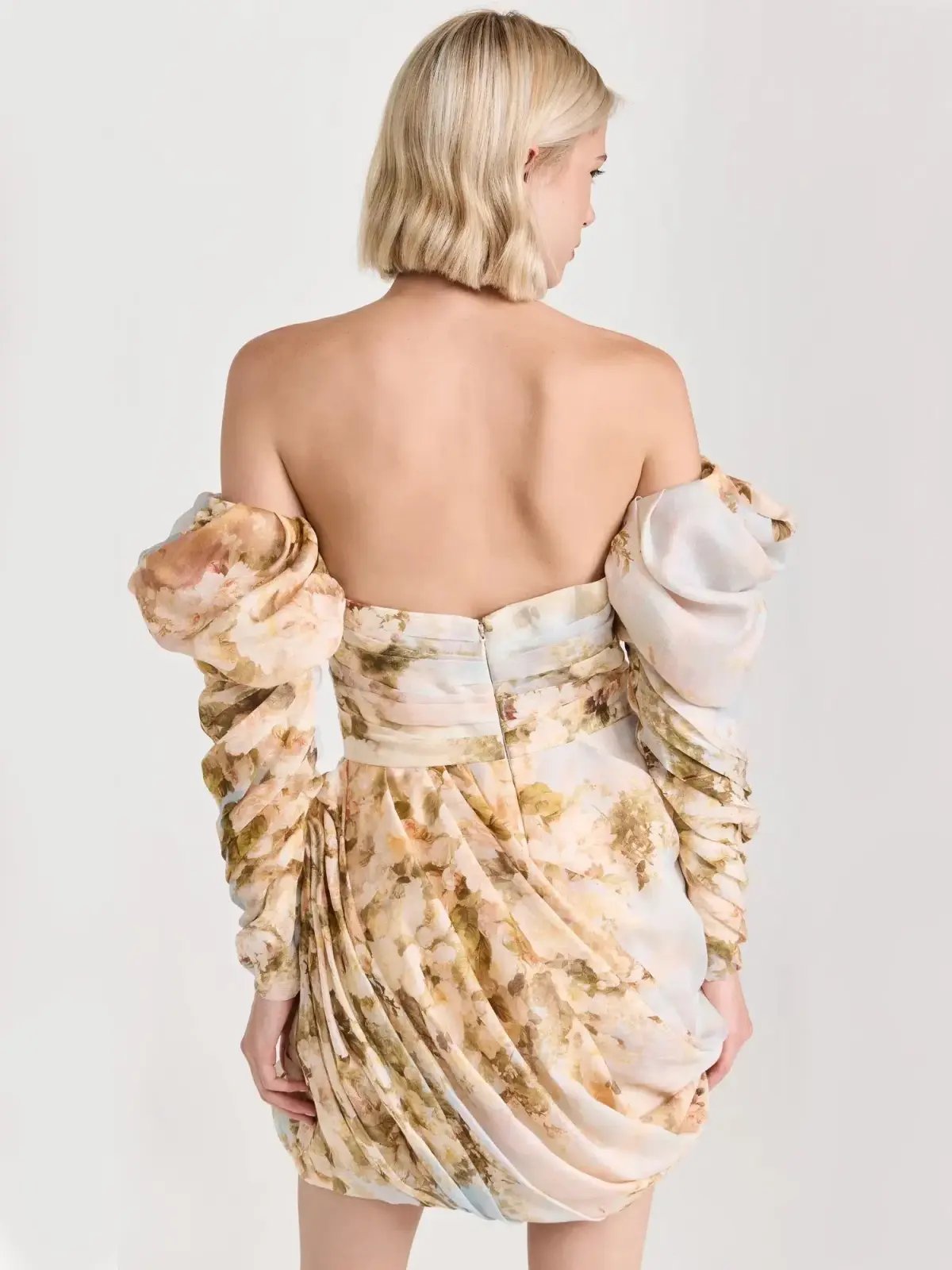 Zimmermann Luminosity Drape Dress Print Size 10 photo 2