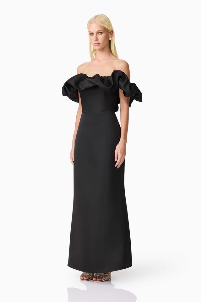Elliatt Sharon Midi Dress - Black photo 2