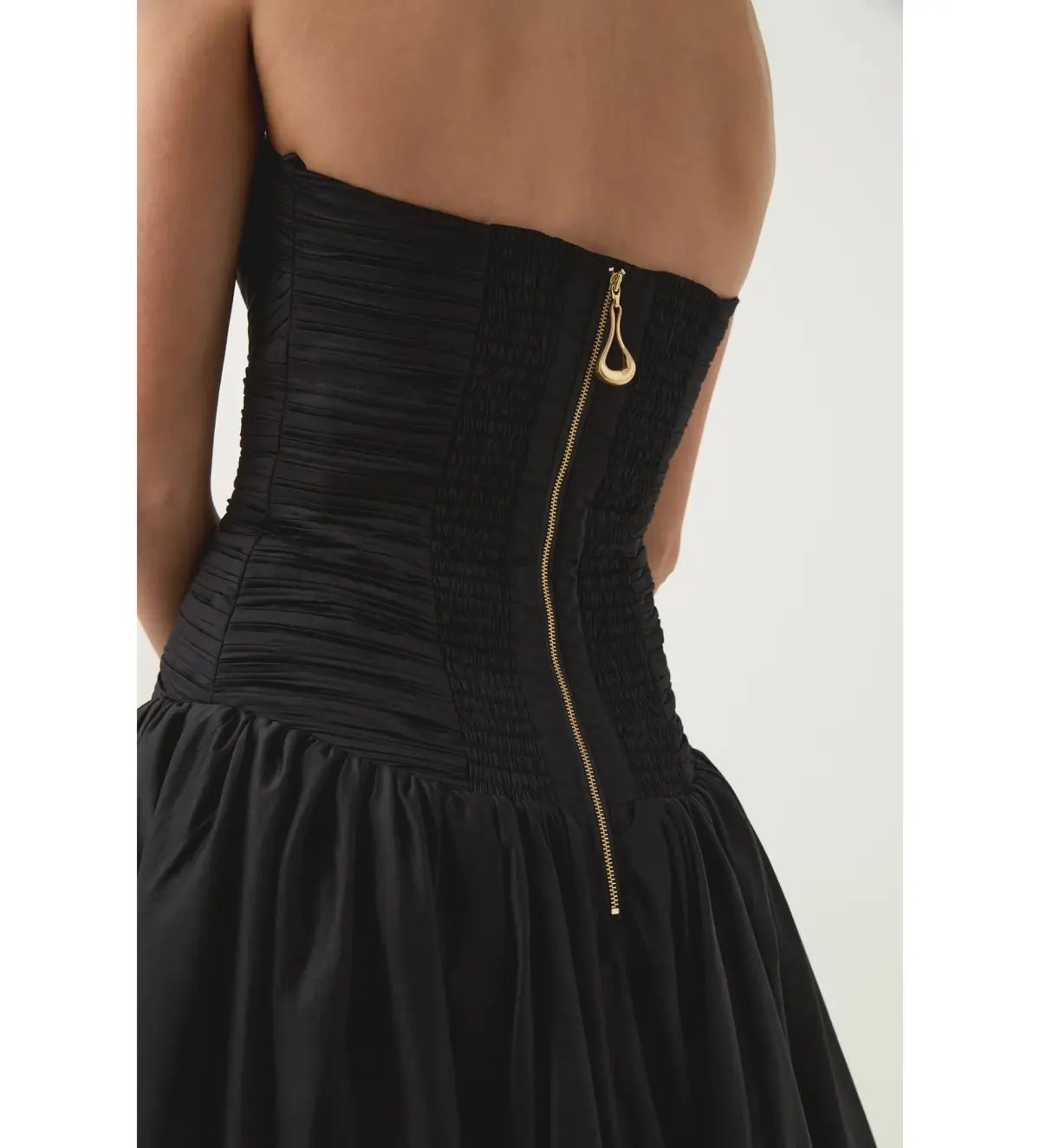Aje Violette Bubble Hem Maxi Dress in Black Size AU 8 photo 4