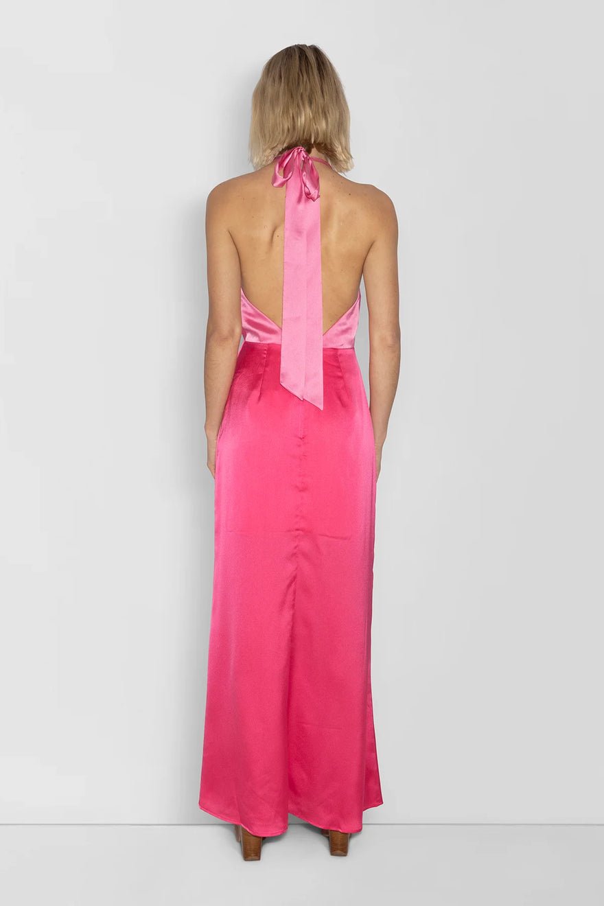 The Wolf Gang Oahu Slip Dress - Hot Pink photo 4
