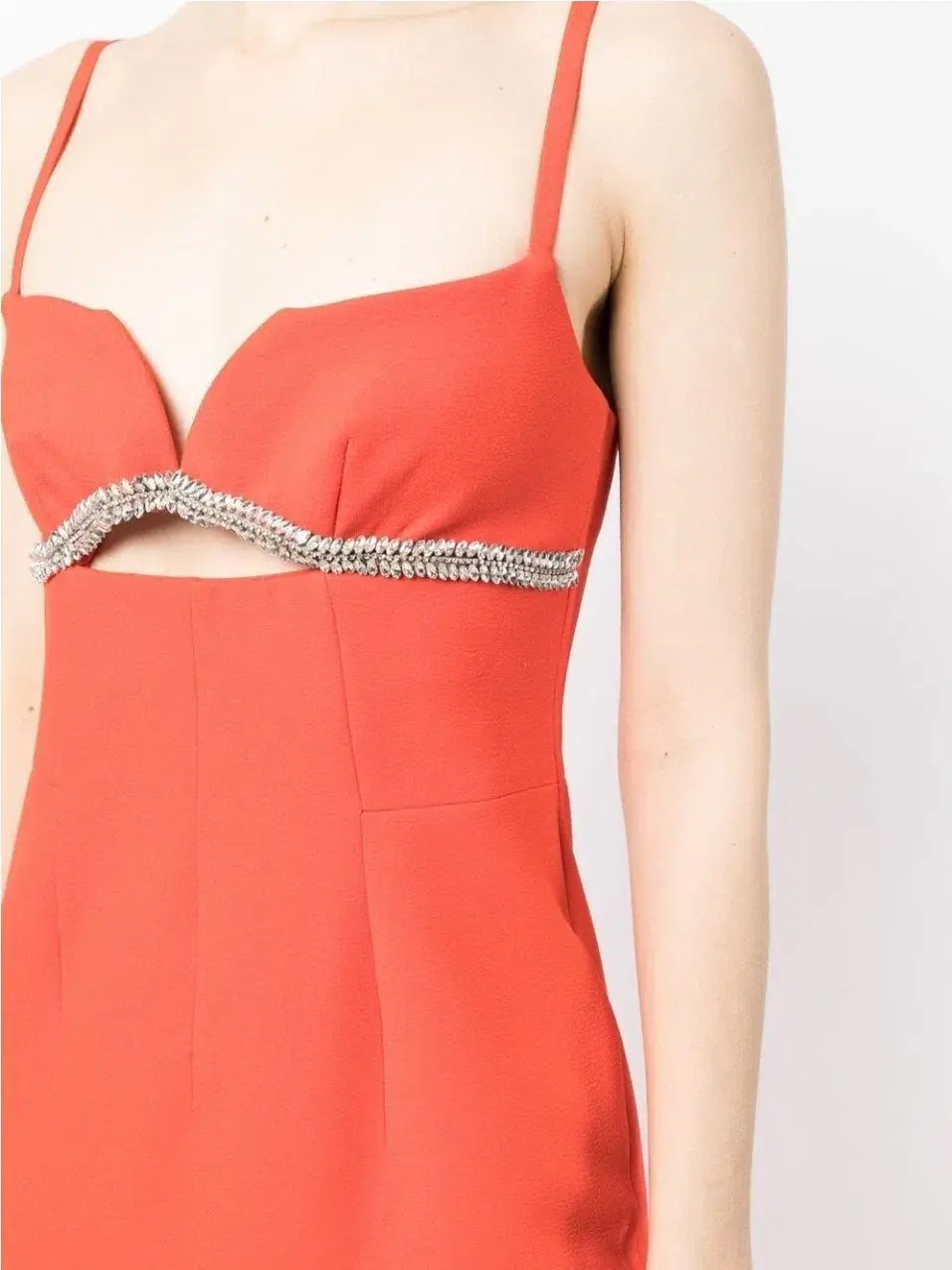 Rachel Gilbert Kyra Gown Flame Orange Size 4/AU 14 photo 5