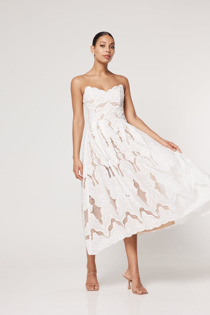 Elliatt Celebrant Dress - Ivory photo 4