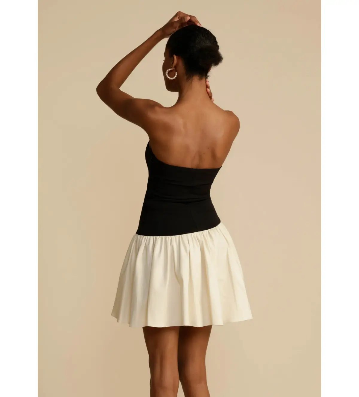 Arcina Ori Celine Mini Dress Black/White Size 10 photo 2