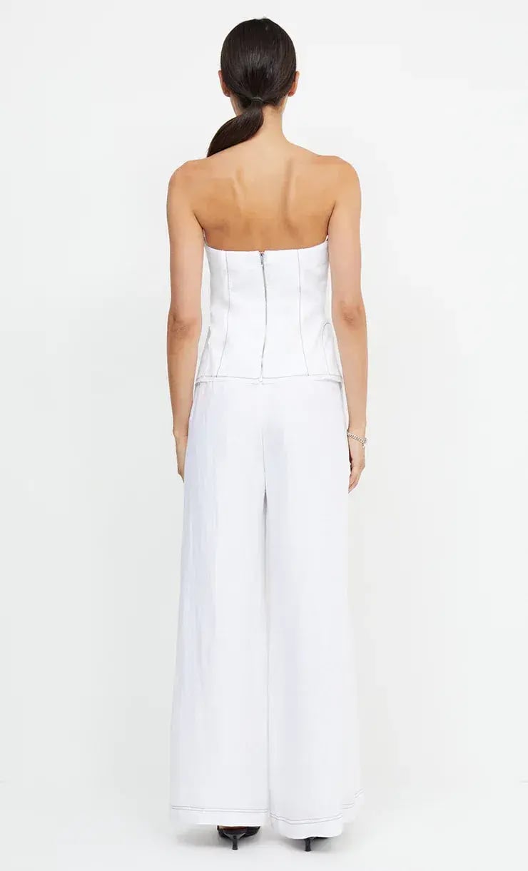 Bec & Bridge Cassie Strapless Top Ivory Size 8 / S photo 2