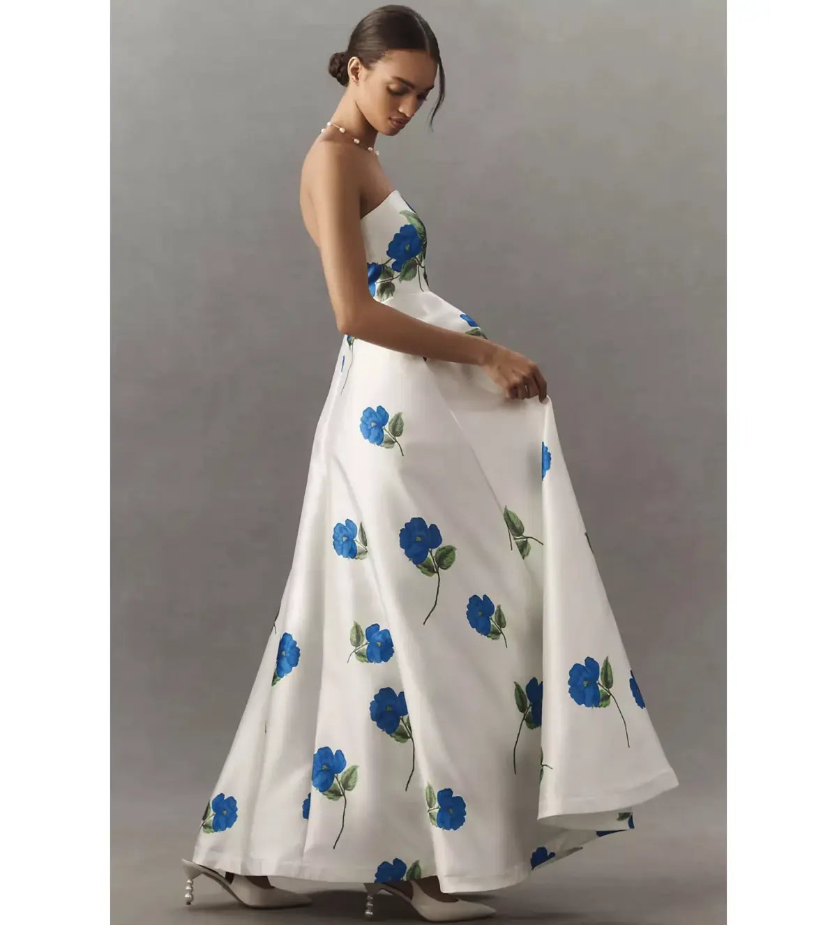 Aston Studio Audrey Dress Celeste Foam Size 8 photo 2