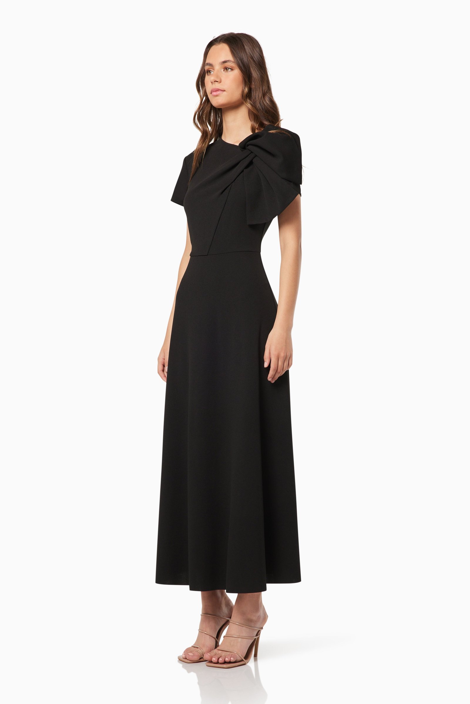 ELLIATT GALAXITE MAXI DRESS - BLACK photo 8