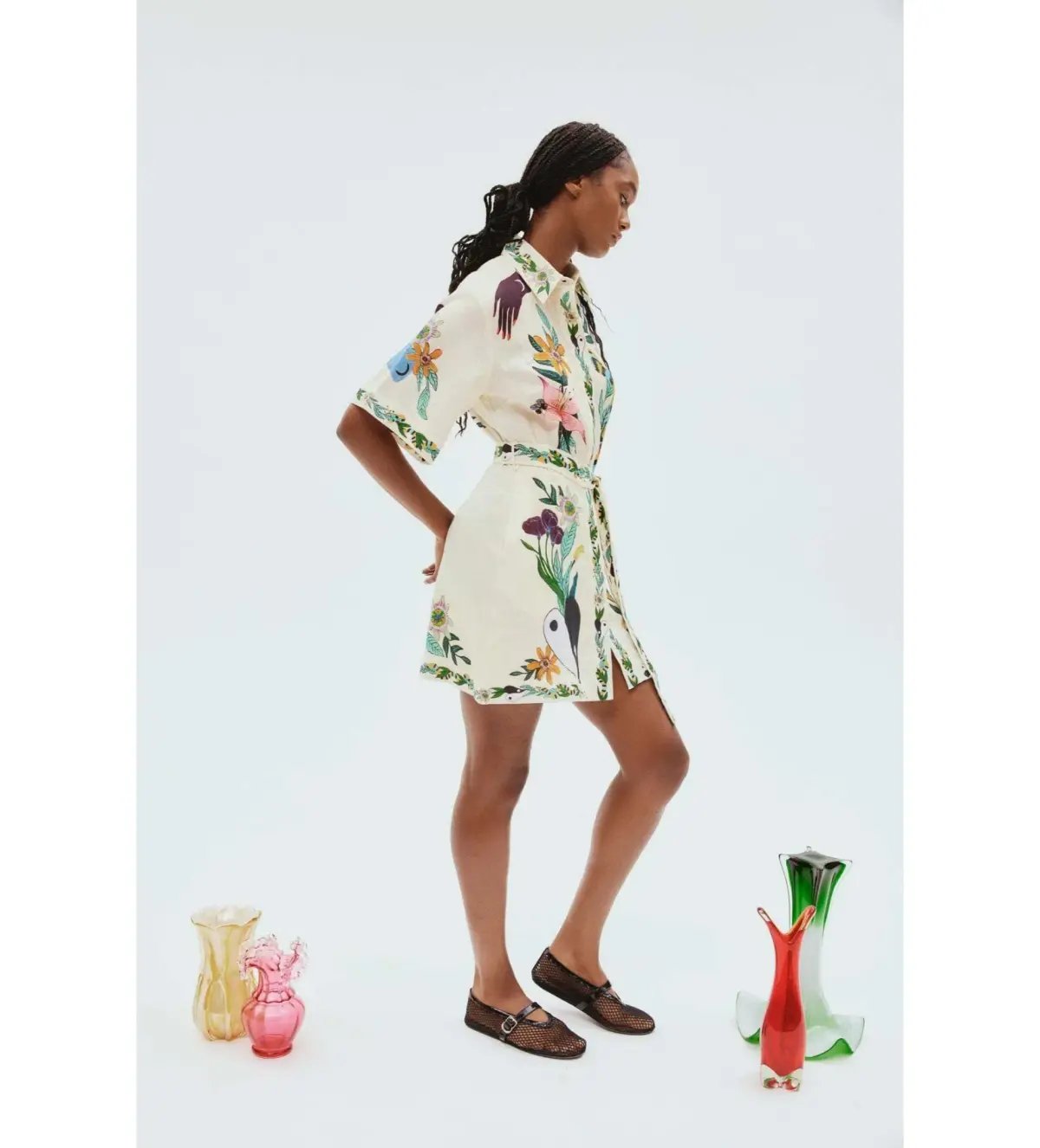 Alemais Meagan Mini Dress Print Size 16 photo 3