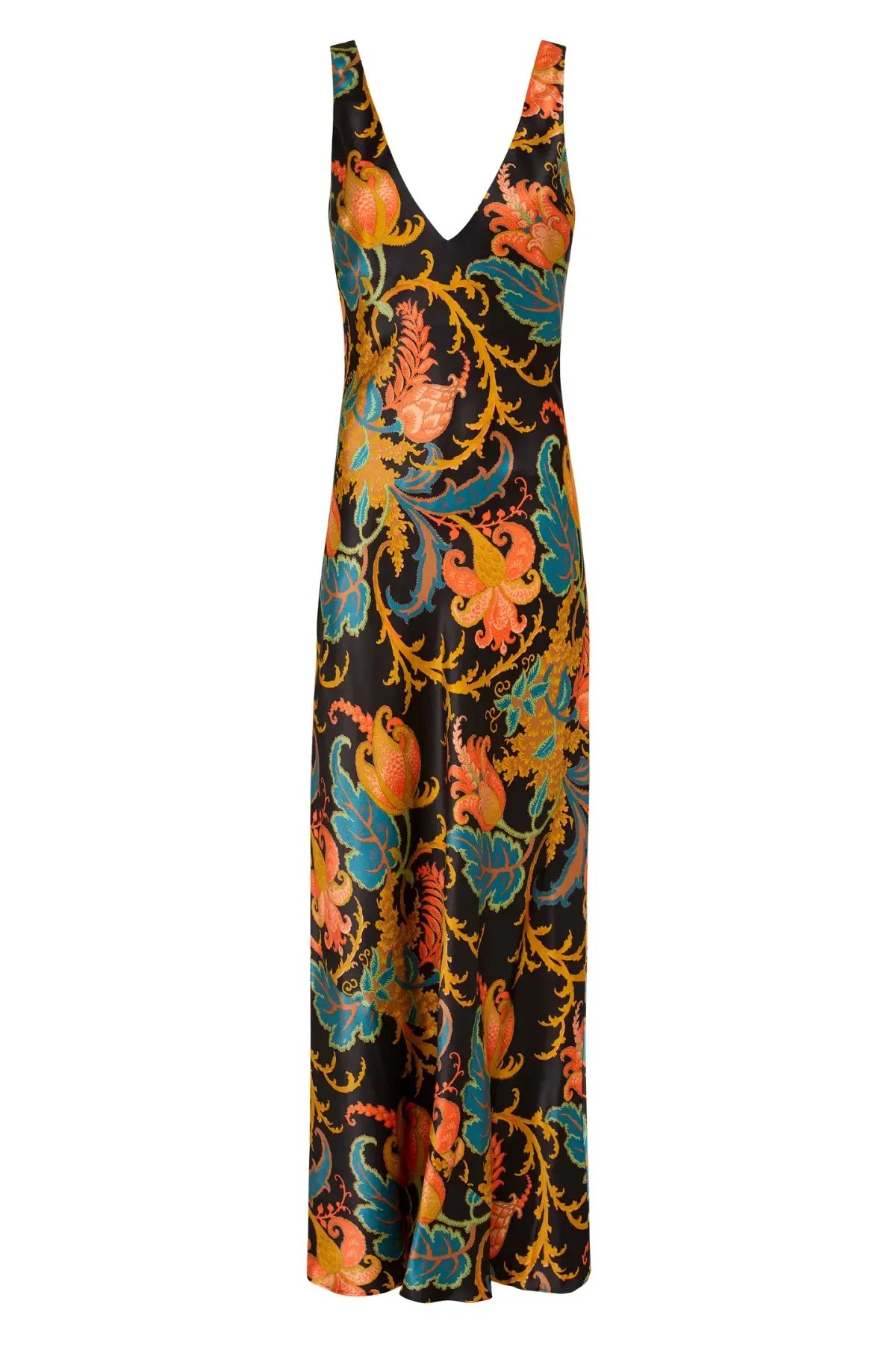 Sir the Label Artiste V Neck Slip Dress Deschamps Print Size 8 photo 5