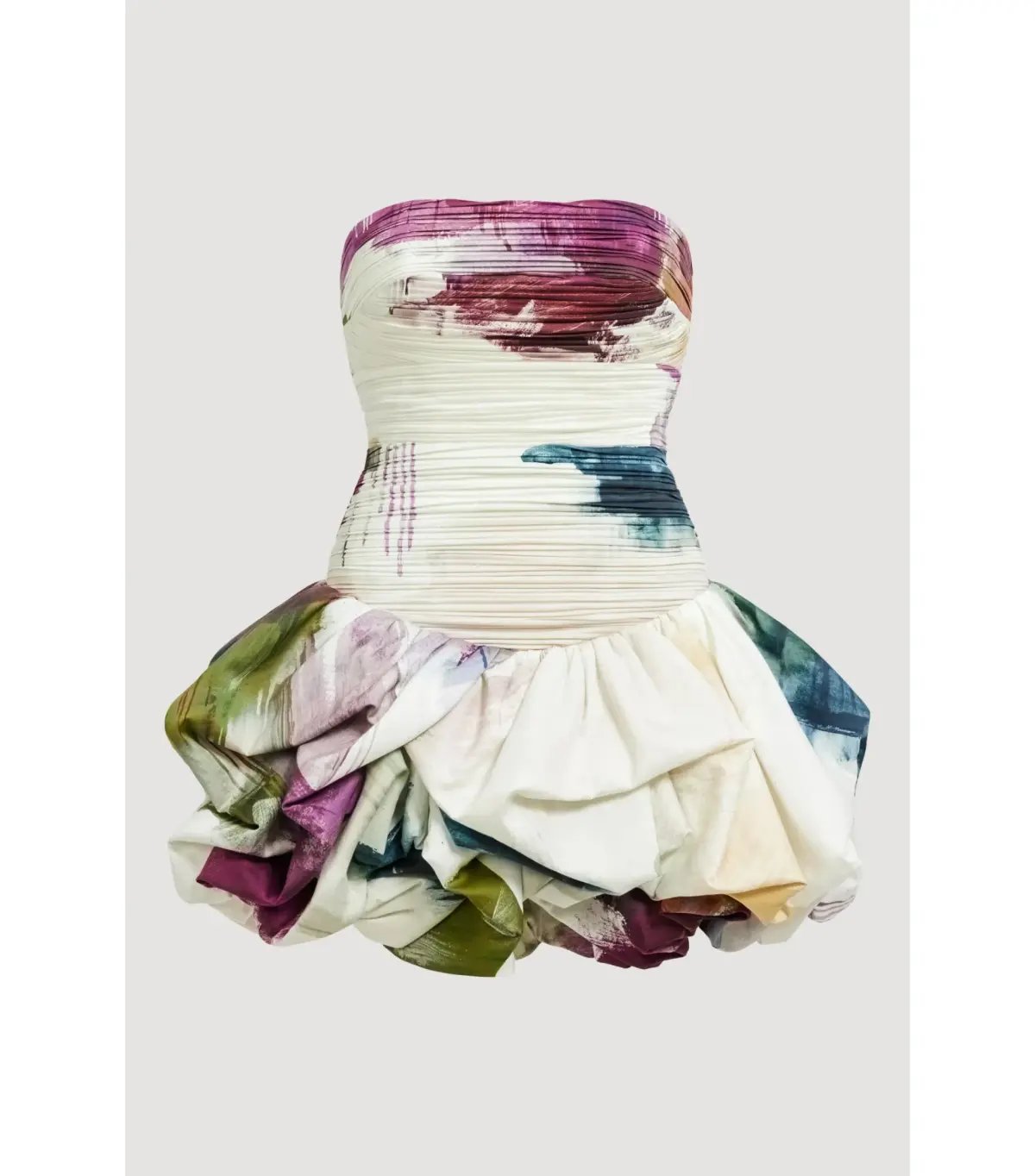 Aje Violette Bubble Hem Mini Dress Impressionist Size AU 8 photo 6