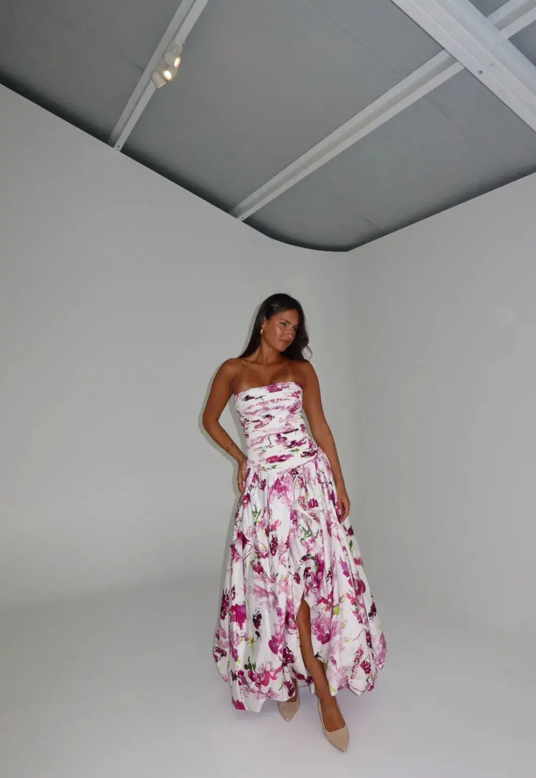 Aje Behold Maxi Dress in Fresh Floral Size 8 photo 2