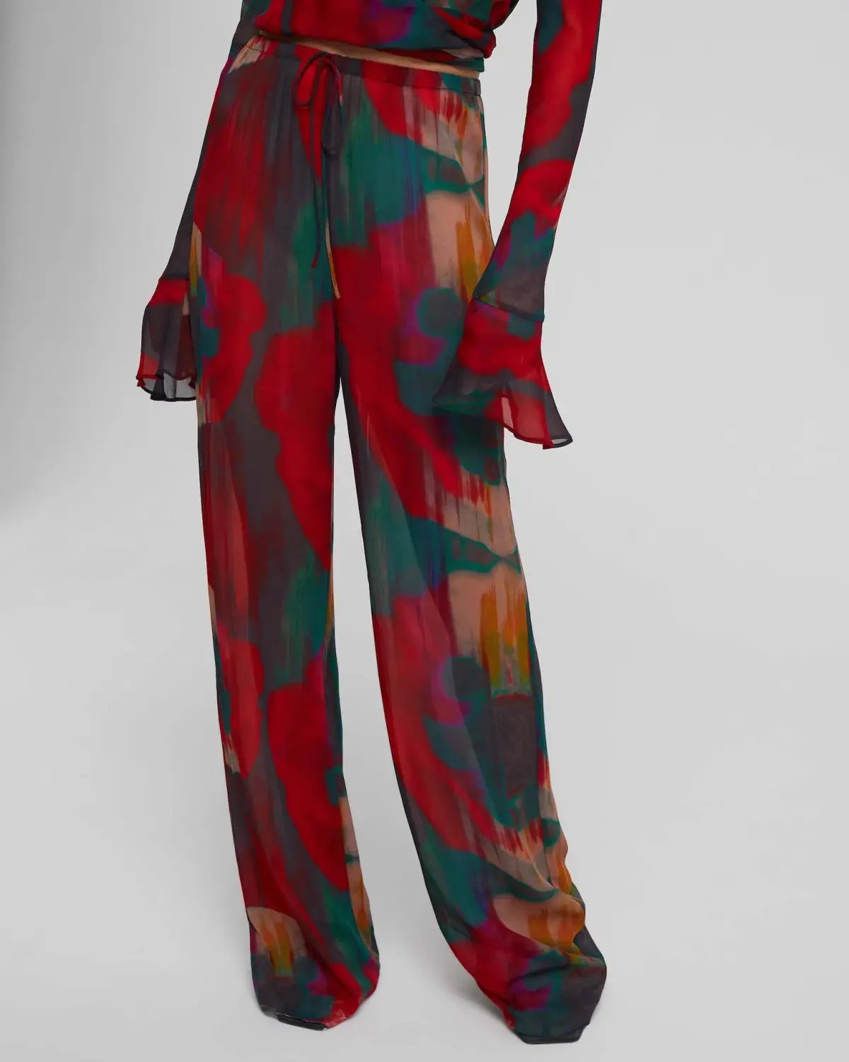 Rat & Boa Roma Gemini Blouse Size S & Roma Trousers Set Multi Size M/Au 8 photo 4