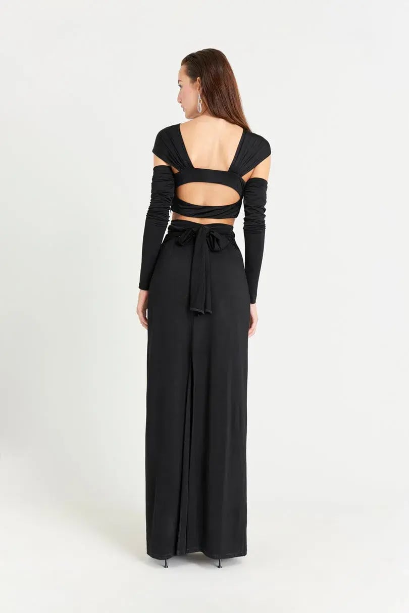 Cult Gaia Marisol Gown Black Size 6 photo 3