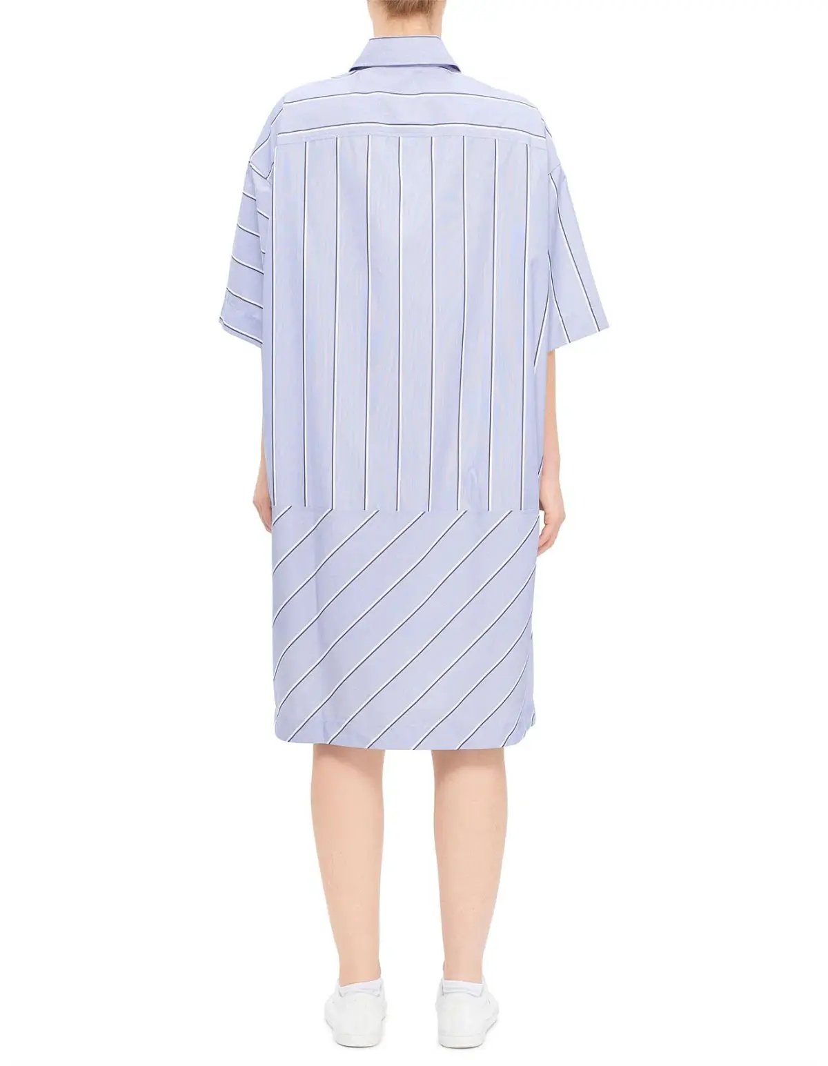 JW Anderson Short Sleeve Step Hem Shirt Dress Size AU 10 photo 3