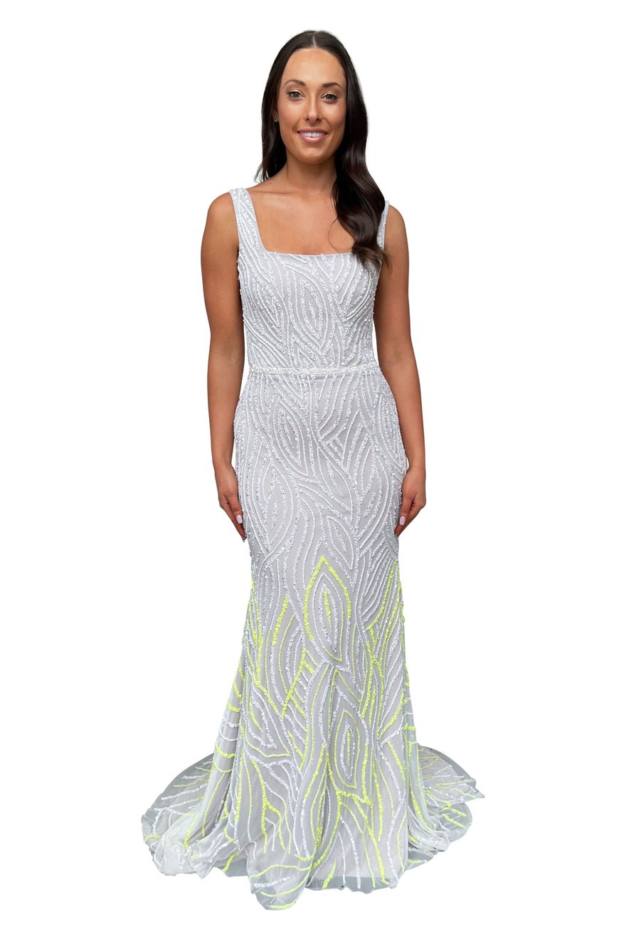 Jonte Designs Citrus Beaded Gown photo 2