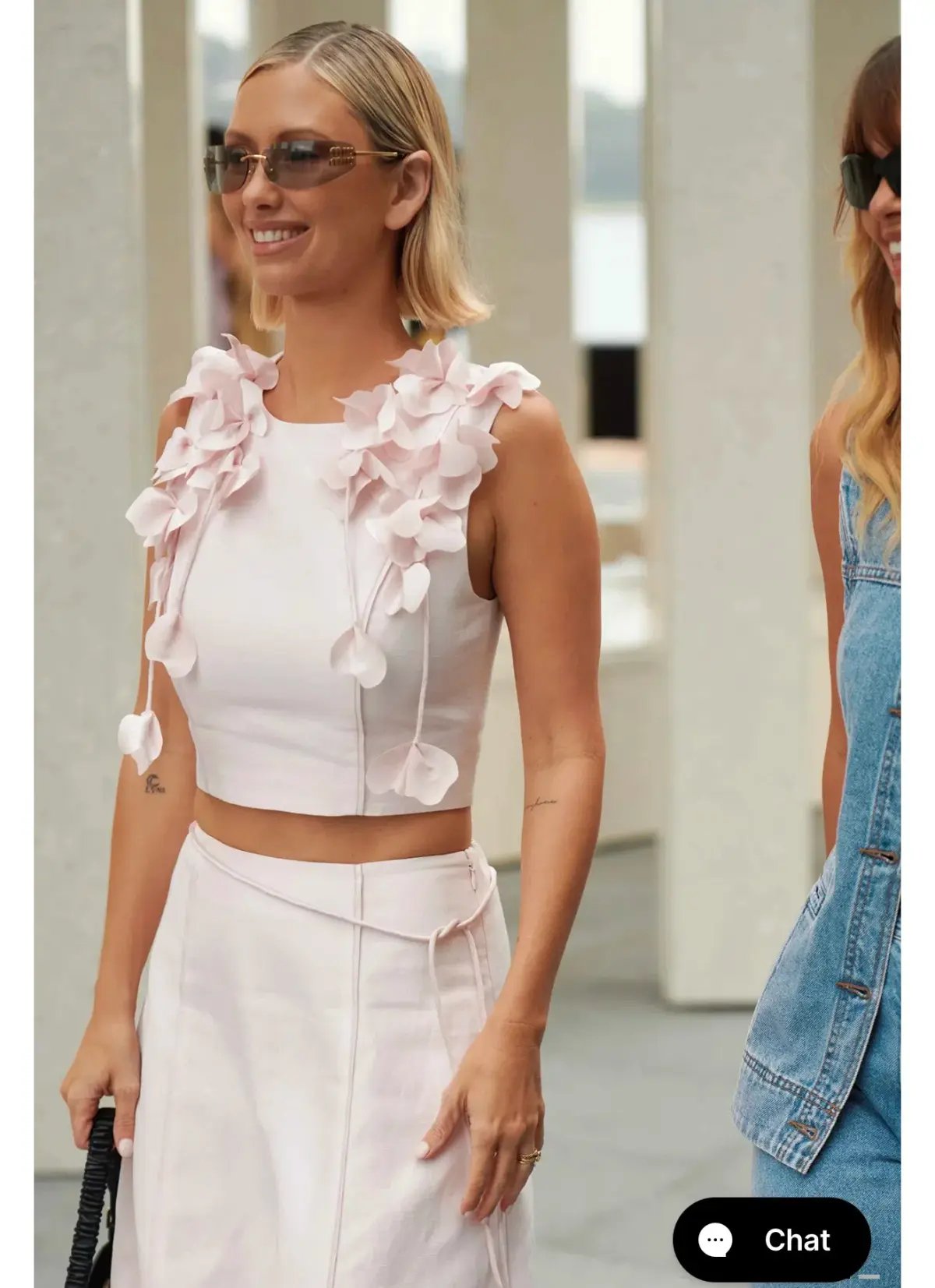 Aje Camille Flower Top size 10 photo 2