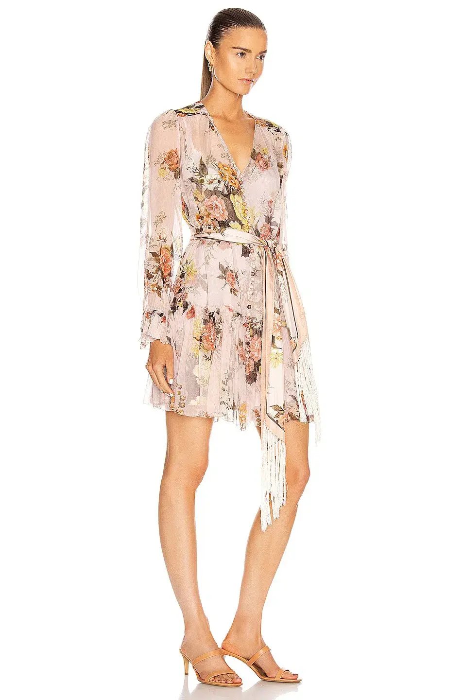 Zimmermann Brightside silk Mini Dress, Blush, Size 2 (AU 12) photo 2