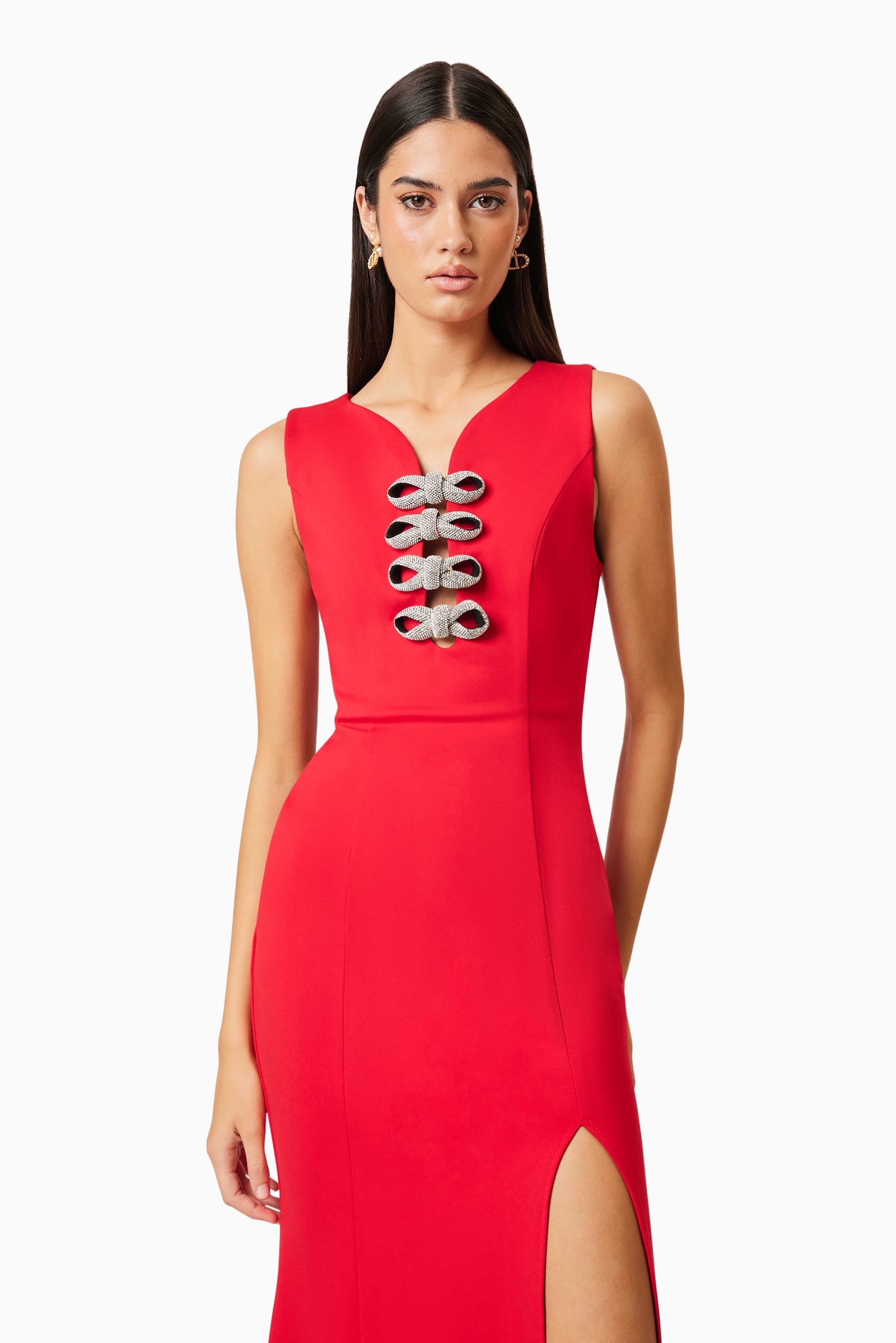ELLIATT CHERIE MAXI DRESS - RED photo 3