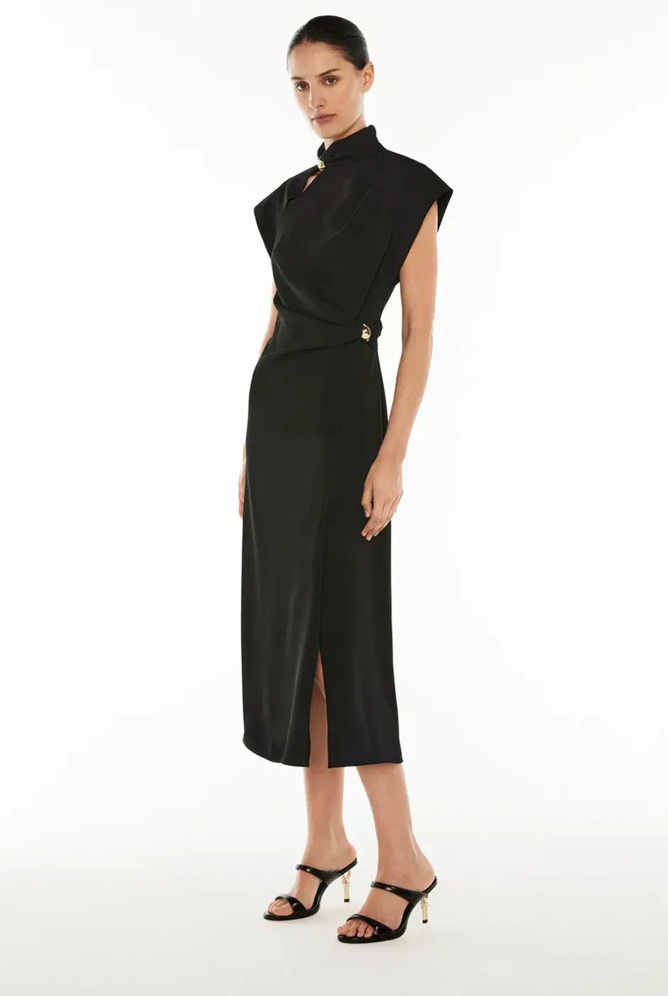Manning Cartell High Definition Midi Dress Black Size 14 photo 4