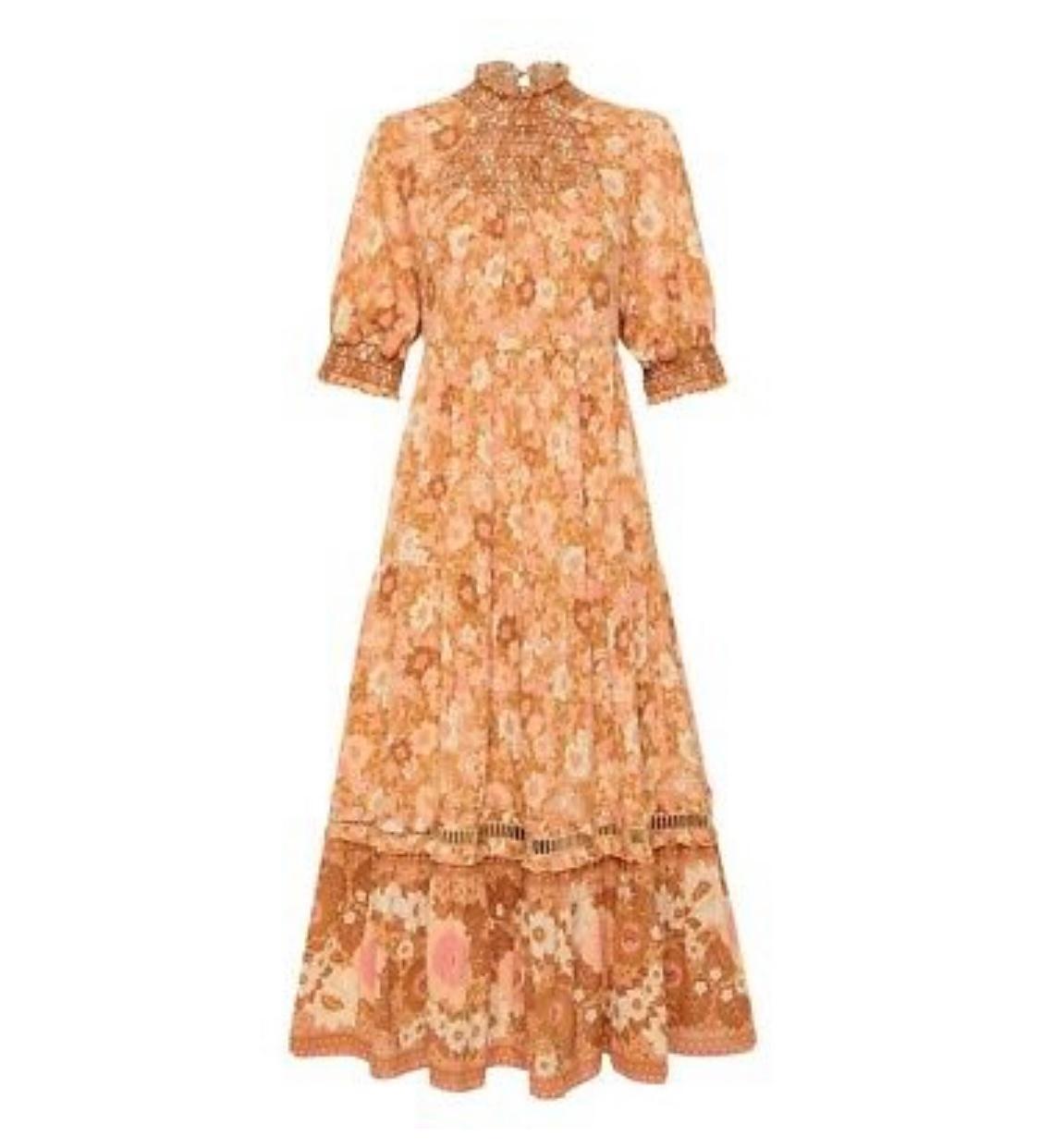 Anne Midi Gown - Peach photo 2