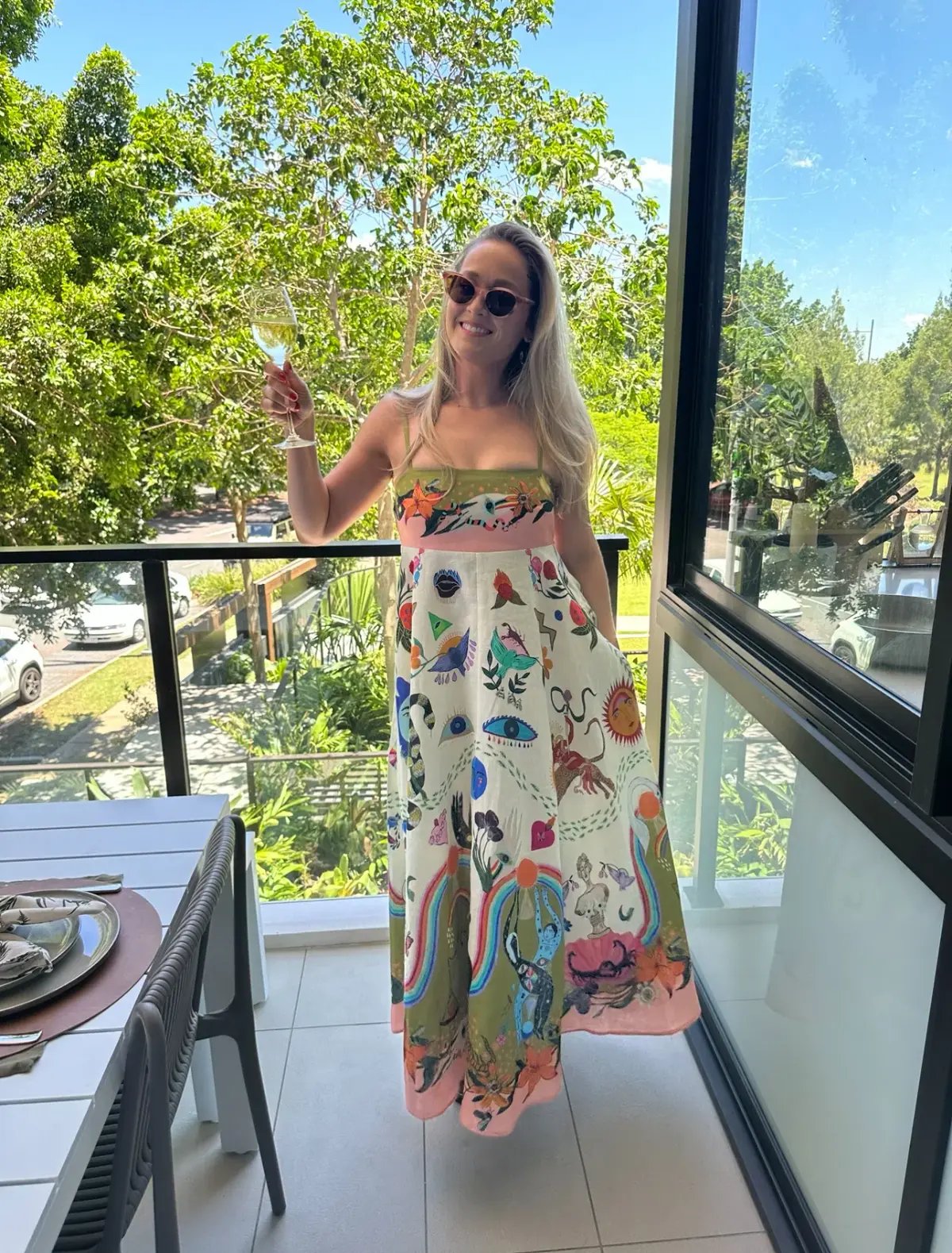 Alemais Evergreen Sundress in Multi Size AU 10 photo 3