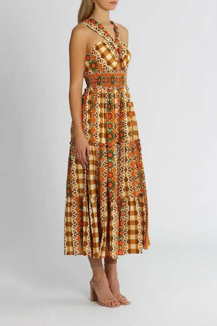 Alice McCall Clara Midi Dress in Multi Size 8 photo 2