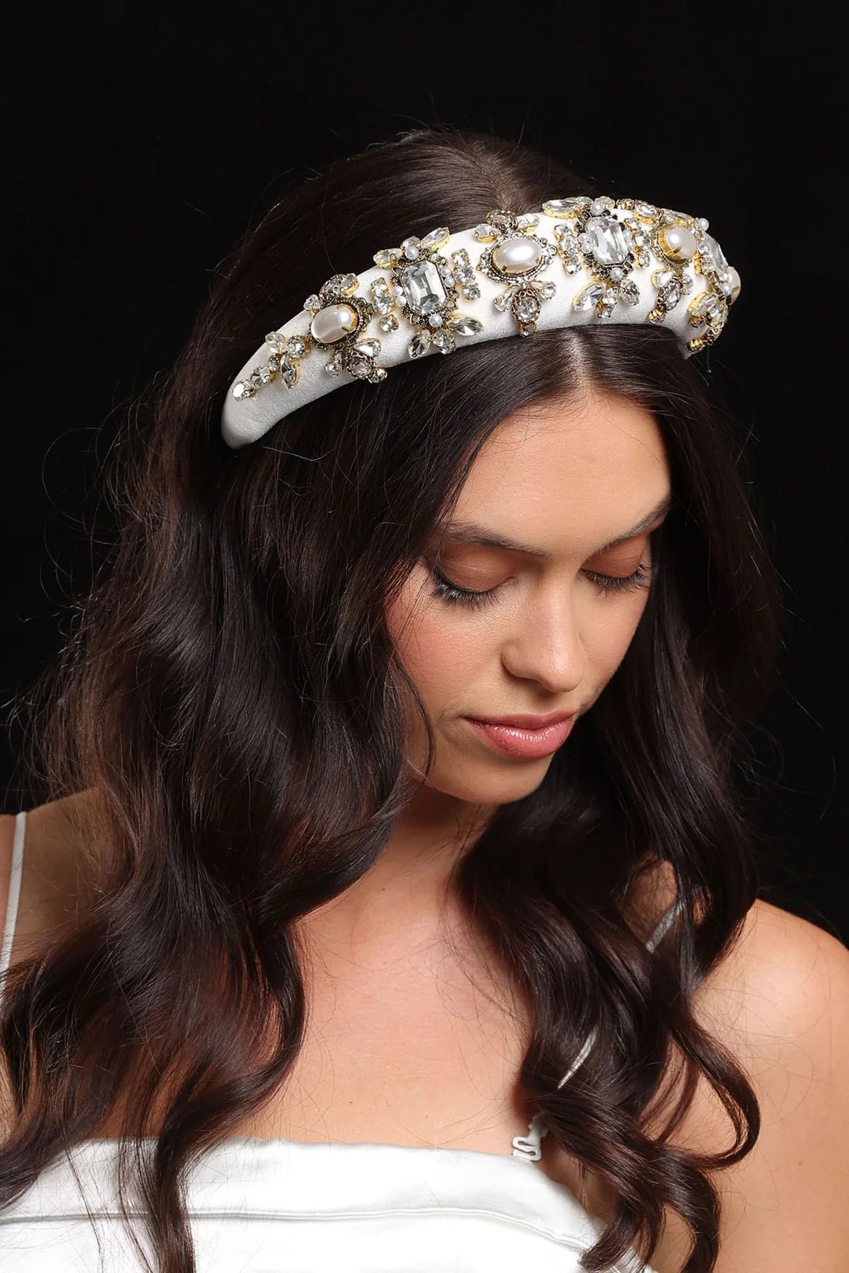 MORGAN & TAYLOR OPHELIA HEADBAND - WHITE photo 3