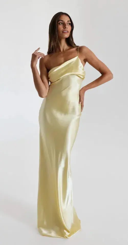 Natalie Rolt Mikayla Gown Yellow Size 8 photo 2
