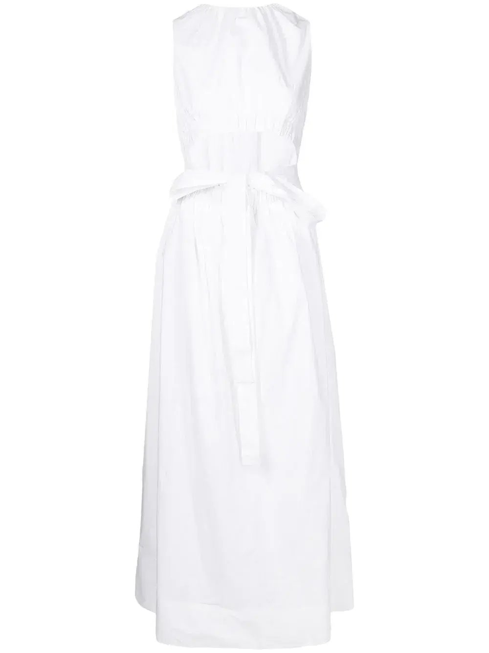 Sir The Label Dion Gathered Dress Ivory Blanc Size 1 / 8 AU photo 4