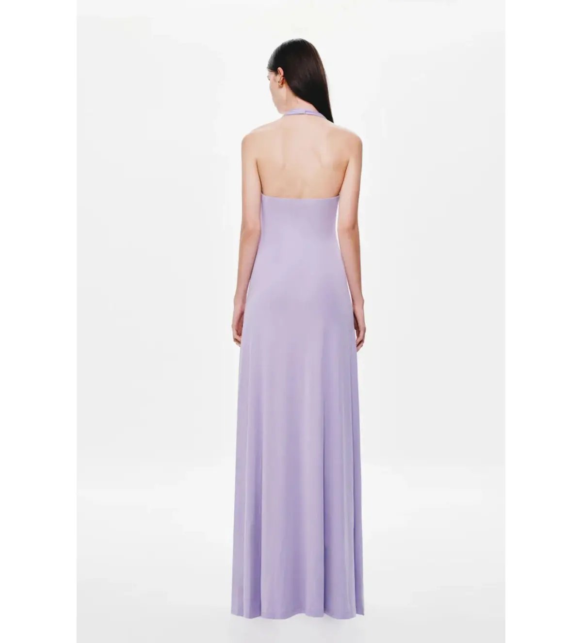 Misha Jennifer Cupro Maxi Dress Lilac Size 6/XS photo 5