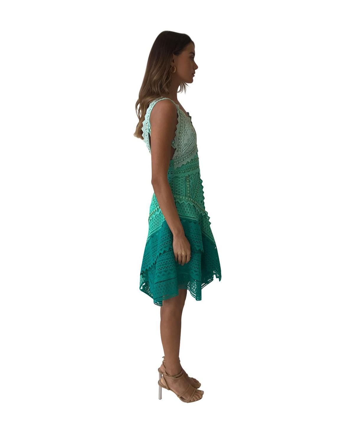 Thurley Bahamas Dress Green Size 6 photo 2