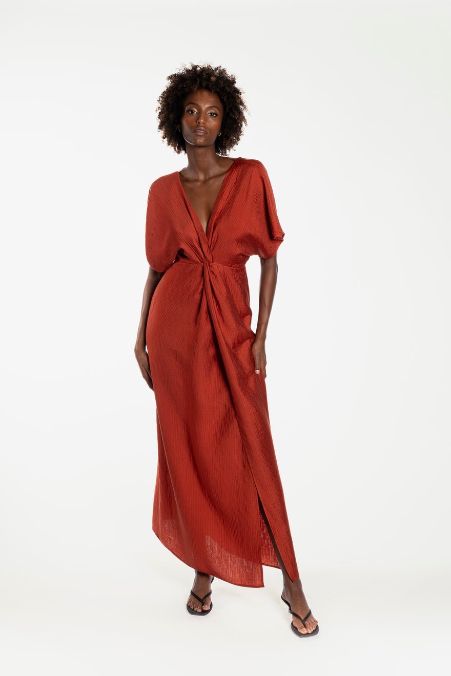 One Fell Swoop Provence Maxi Dress - Amber photo 3