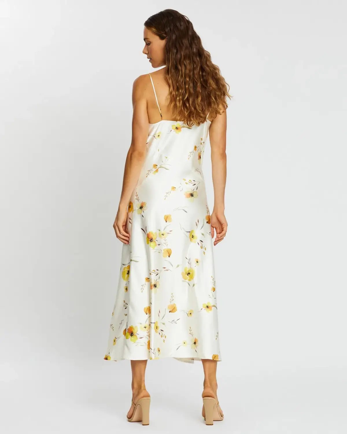 Bec and Bridge Colette Wrap Midi Dress White Floral Size 8 photo 2