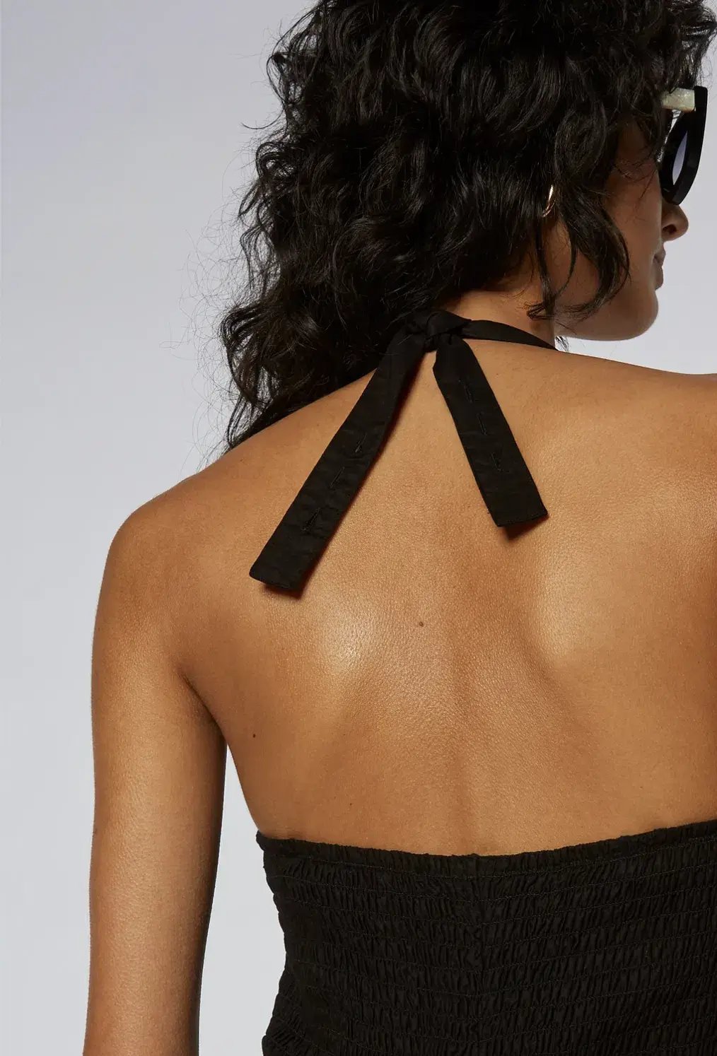 Scanlan Theodore Black Cotton Bralette Dress Size 8 photo 6