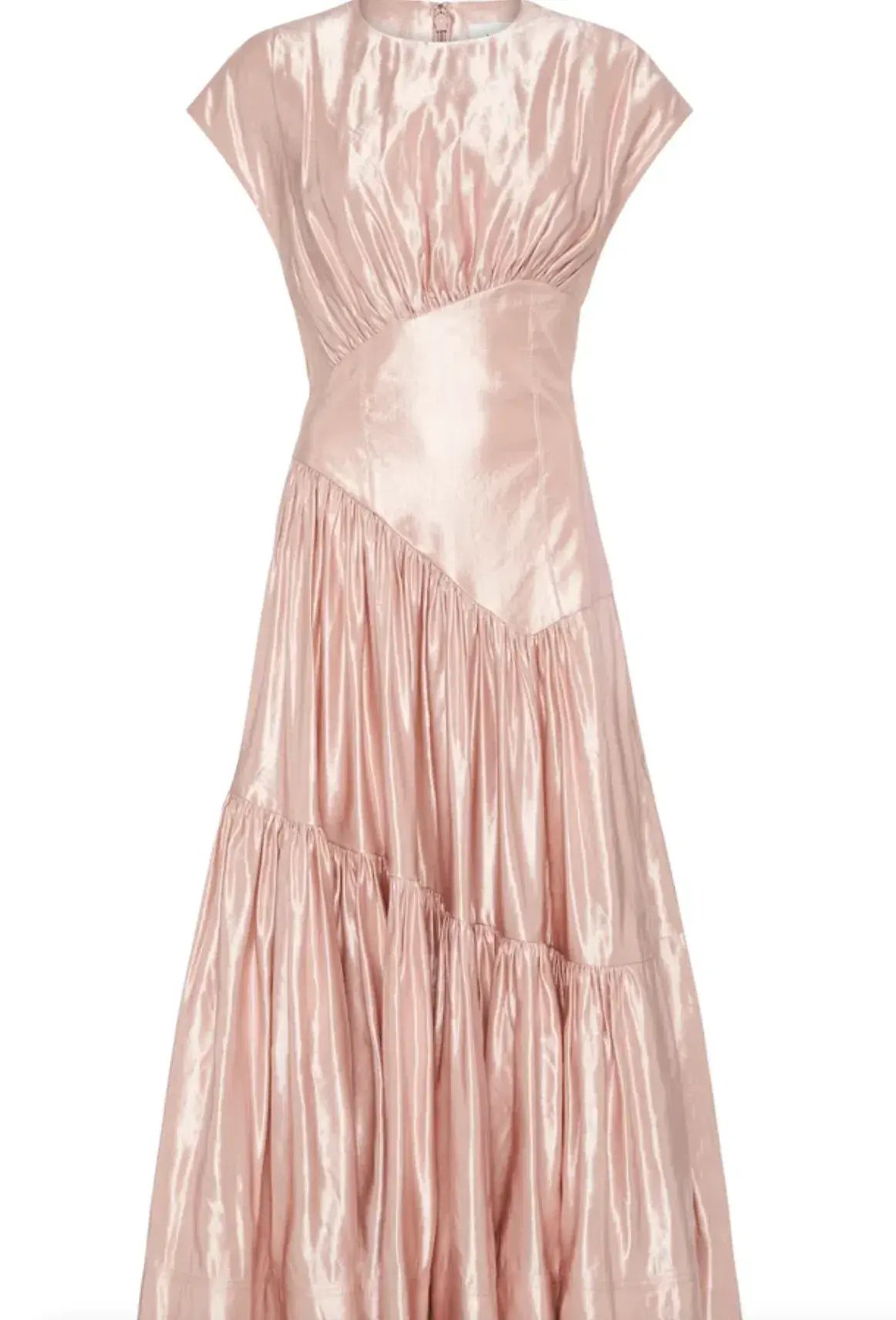 Aje Serendipity Reflection Midi Dress Blush Size 14 photo 5