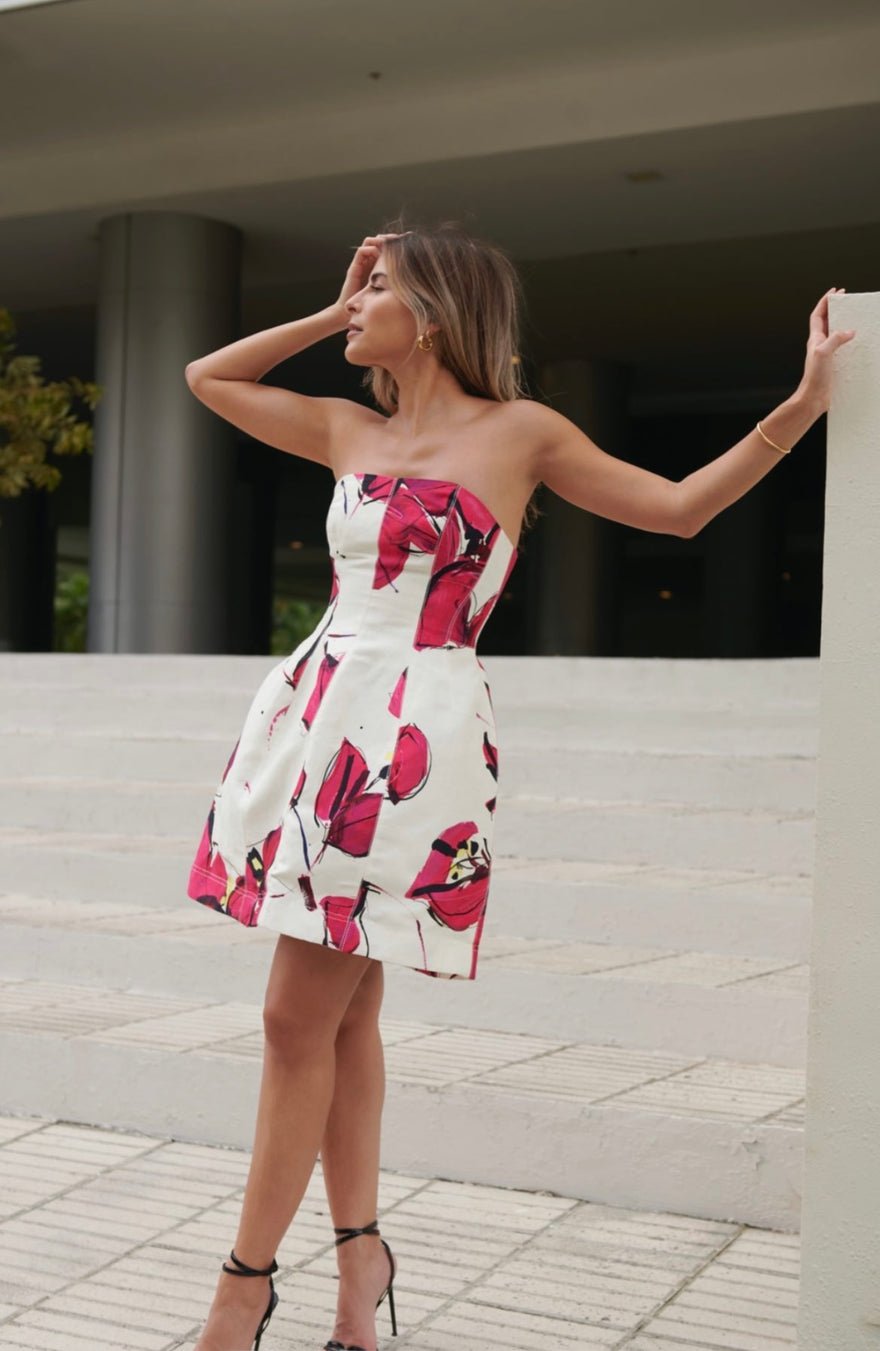 Aje Baret Strapless Mini Dress photo 2