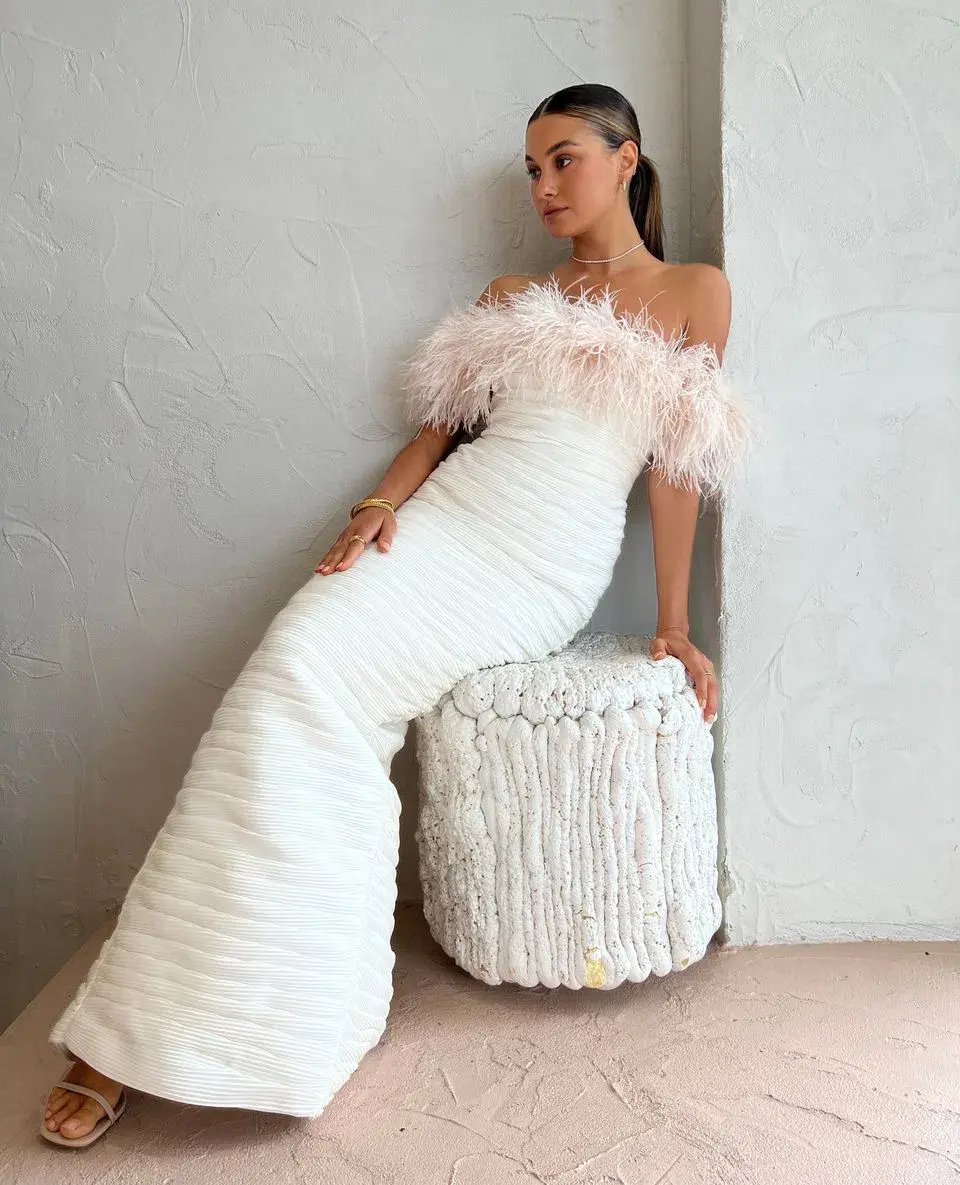 Rachel Gilbert Zion Gown White Size 10 photo 2