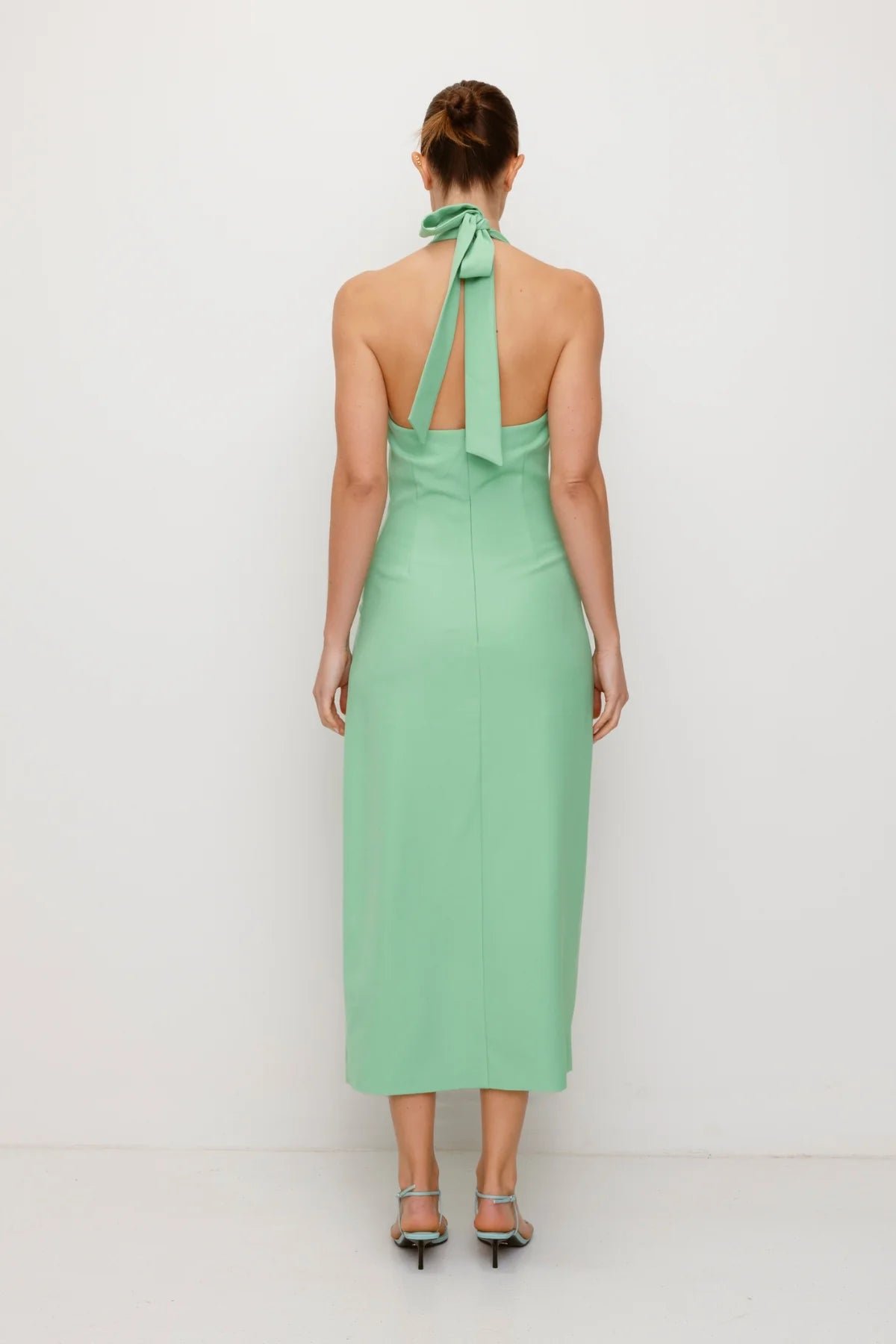 THE WOLF GANG IRIDA MAXI DRESS - SAGE photo 4
